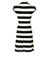 Ralph Lauren Striped Bodycon Dress, back view