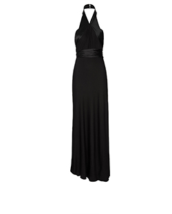 Ralph Lauren Evening Dress, Silk, Black, UK S