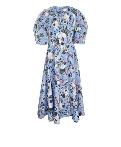 Erdem Floral Print Midi Dress, front view