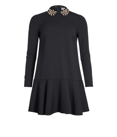 REDValnentino Pearl Collar Dress, front view