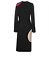 Roksanda Whithiel Bold-Circles Midi Shirt Dress, back view
