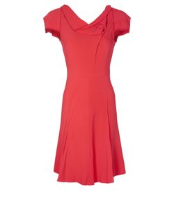 Roland Mouret Mini Dress, cotton/silk, red, 10, 2*