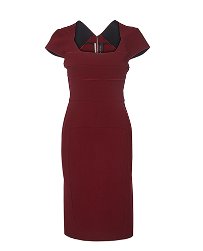 Roland Mouret Zipped Bodycon Dress, front view