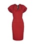 Roland Mouret Red Dress, front view