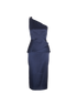 Roland Mouret One Shoulder Peplum Dress, front view