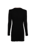 Self-Portrait Lurex Mini Dress, &pound;120, Clothing, Black, Cotton, Back view