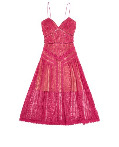Self Portrait Spiral Lace Dress, front view