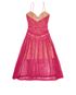 Self Portrait Spiral Lace Dress, back view