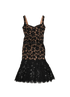 Self Portrait Fine Lace Midi Dress, £120, Clothing, Black, Polyester (Polymer), Front view