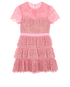 Self-Portrait Tiered Mini Dress, front view