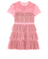 Self-Portrait Tiered Mini Dress, back view