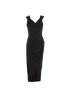 Self-Portrait Crossover Midi Dress, front view