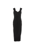 Self-Portrait Crossover Midi Dress, back view