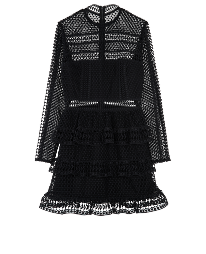 Self-Portrait Lace Mini Dress, front view