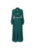 Self-Portrait Embellished Pleated Dress, front view