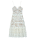 Self Portrait Lace Midi Dress, front view