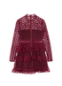 Self-Portrait Star Mini Dress, back view
