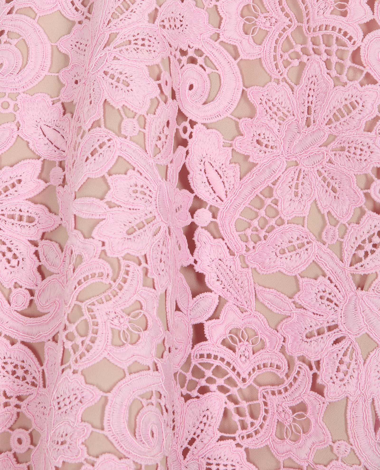 Self-Portrait Floral Lace Mini Dress, &pound;80, Clothing, Pink, Lace, Other view