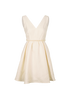 Self- Portrait Pearl Waist Circle Dress, front view