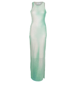 Self-Portrait Crystal Maxi Dress, Poly, Green, UK10, 2*