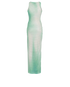 Self-Portrait Crystal Maxi Dress, back view
