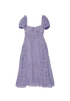 Self-Portrait Broderie Anglaise Midi Dress, front view