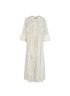Self-Portrait Lily Guipure Kaftan, &pound;150, Clothing, White, Polyester (Polymer), Front view