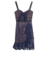 Self- Portrait Broderie Anglaise Dress, front view