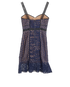 Self- Portrait Broderie Anglaise Dress, back view