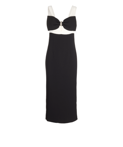 Self Portrait Bow Midi Dress, front view