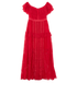Self-Portrait Off Shoulder Maxi Dress, front view
