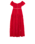 Self-Portrait Off Shoulder Maxi Dress, back view