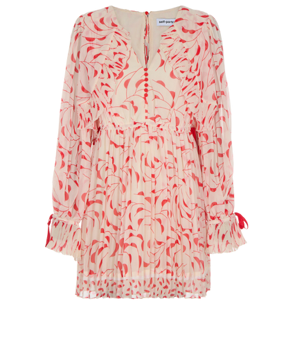 Self-Portrait Crescent Print Dress, front view
