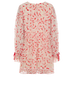 Self-Portrait Crescent Print Dress, back view