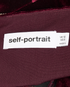 Self-Portrait Velvet Mini Dress, other view