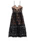 Self-Portrait Lace Dress, back view