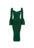 Self-Portrait Glitter Dress, front view