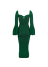 Self-Portrait Glitter Dress, back view