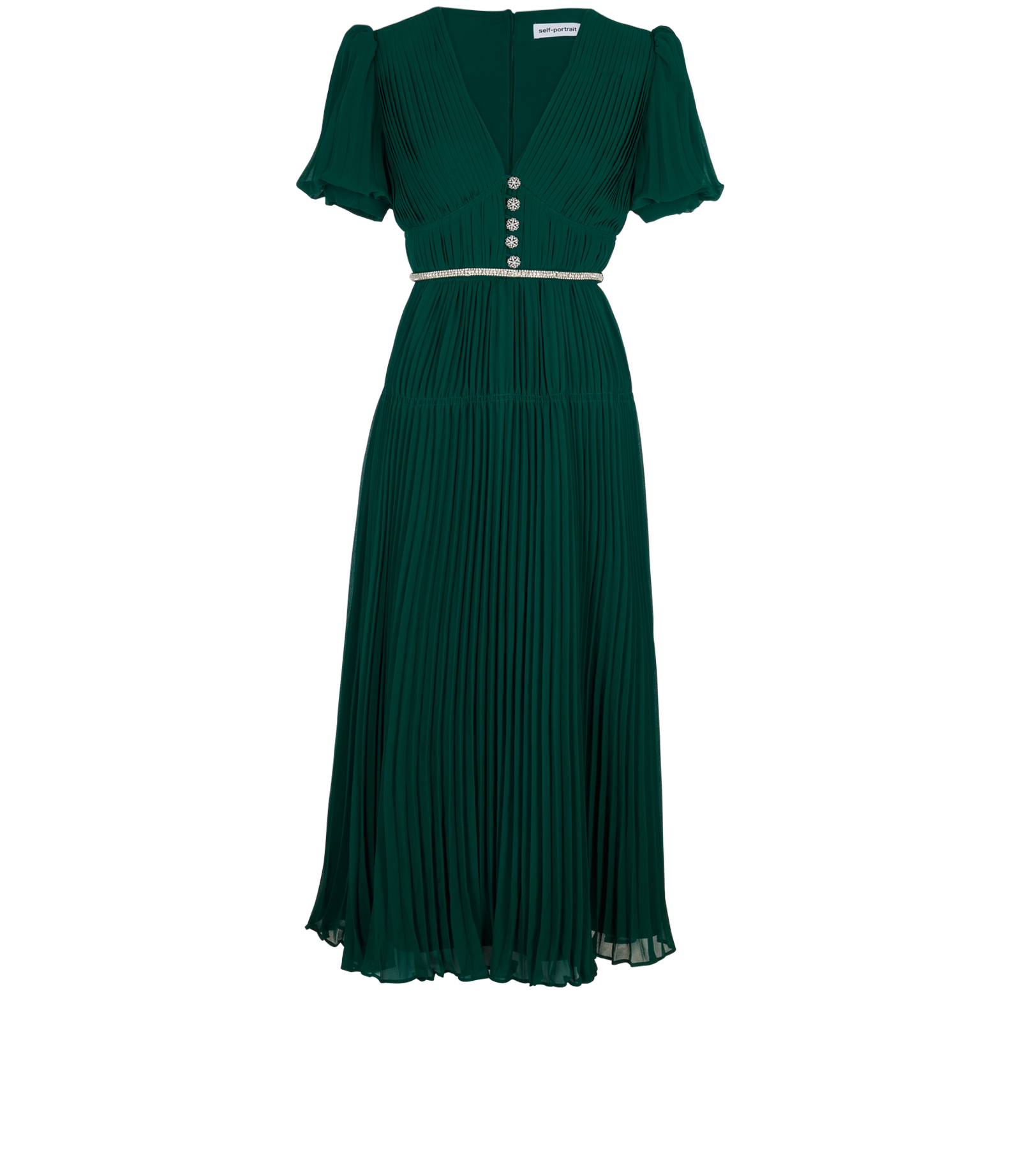Pre-loved Self-Portrait Chiffon Midi Dress - 110