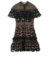 Self- Portrait Stars Mini Dress, back view