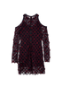 Self-Portrait Cold Shoulder Dress, back view