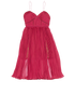 Self Portrait Pleated Sleeveless Dress, front view