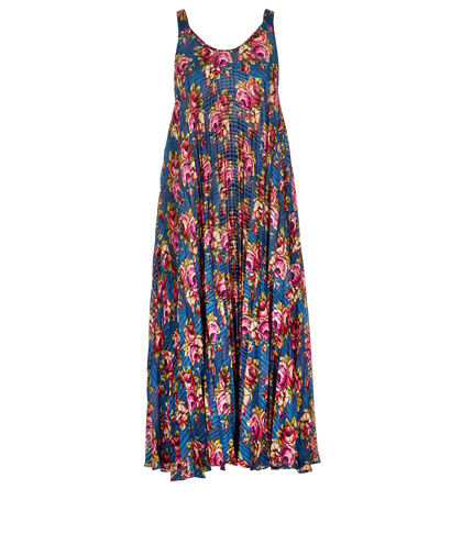 Zimmermann Pleated Floral Print Dress, front view