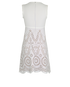 Stella McCartney Aline Broderie Anglaise Mini Dress, £115, Clothing, White, Cotton, Back view