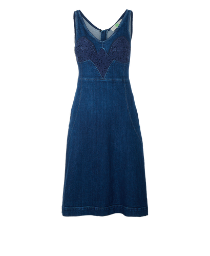 Stella McCartney Denim Sleeveless Dress, front view