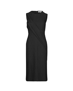 Stella McCartney Sleeveless Dress, Silk, Black, 40