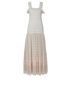 Stella McCartney Melanie Dress, Cotton/Polyester, Ivory, UK 12, 3*
