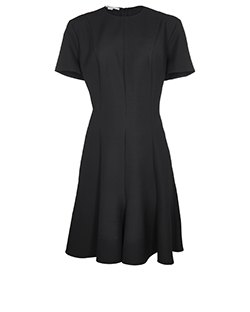 Stella McCartney Short Sleeve Dress, Wool, Black, 16