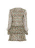 Stella McCartney Ruffled Floral Dress, back view