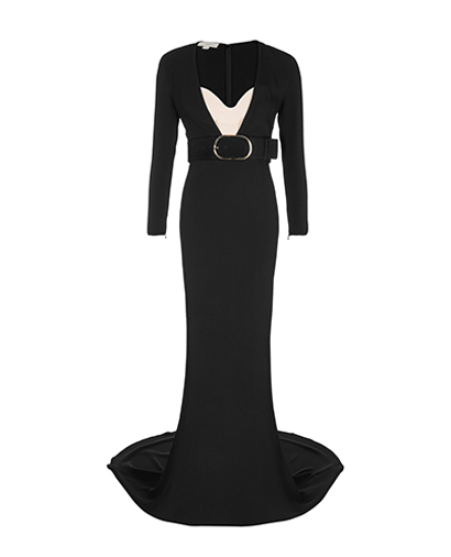 Stella McCartney Long Sleeve Belted Maxi Dress, front view